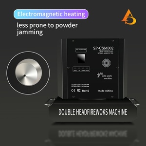 New Arrive 1300w Double Head Rotation Fireworks Machine Stage Wireless Cold Sparklers Machine - Product Image 5