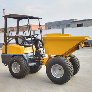 Mini-dumper autochargeur de chantier de 1,5 tonne, 4x4, diesel, hydraulique, avec benne rotative à 180 degrés - Product Image 2