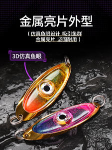 9g 13g feux de piégeage d'appâts de poisson lampe fisheye <span class=keywords><strong>en</strong></span> tranches obliques - Product Image 5