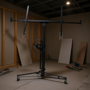 Lève-panneaux pour cloisons sèches 11' manuel avec mécanisme à engrenages - Product Image 2