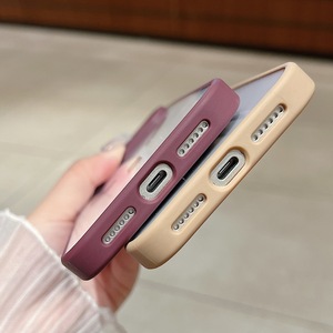 Custodia per telefono in acrilico trasparente popolare per il commercio transfrontaliero, design minimalista, guscio protettivo magnetico per <span class=keywords><strong>iPhone</strong></span> 17ProMax/16/15/14 - Product Image 3
