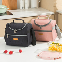 Sac isotherme matelassé personnalisé pour femme, sac à déjeuner thermique pour le bureau et les voyages