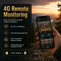 Caméra de surveillance solaire sans fil 4G LTE AI 4K Sensvision Mini avec contrôle par application, étanche IP66, pour la faune et la sécurité extérieure