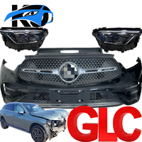 A2548857302 A2548857402 Bumper Mobil Asli untuk Mercedes Benz GLC W254 2023-2026 Bumper Depan Bekas Asli dengan Grille Trim