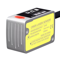 MOTEE Medición de Distancia de Precisión Sensor de Desplazamiento Láser Interruptor Medidor de Espesor RS485 Salida Analógica NPN PNP