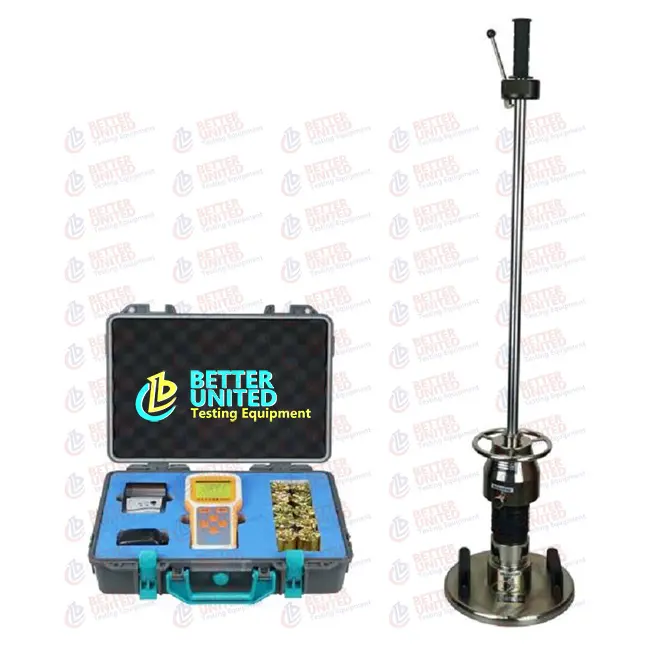 EVD with Load Cell and Geophones LWD Dynamic Plate Falling Light Weight Deflectometer