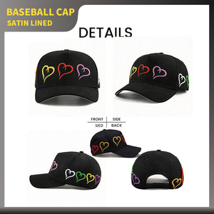 Cappellini da Baseball in Suede con Fodera in Raso e Ricamo 3D a 5 Pannelli, Personalizzabili con Logo, Produzione all'Ingrosso per Uomo - Product Image 2