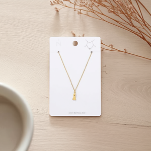 Collana con Ciondolo Piccolo a Forma di Razzo in Acciaio Inossidabile 45701 Tonalità Oro - Product Image 2