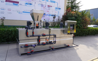 Usine de traitement des eaux usées Équipement de réservoir de mélange de poudre de polymère PAM PAC Machine de dosage Système de préparation de polymère de floculant