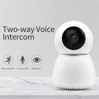 Petite caméra de sécurité Caméras de vidéosurveillance numériques Caméra PTZ intelligente de sécurité WiFi sans fil d'intérieur