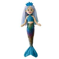 Poupée Peluche Sirène Mini de 45 CM de Haute Qualité, Série Fantaisie, Jouets de Plage et de Sable pour Filles