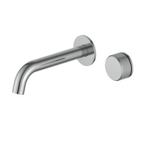 Moderner 8-Zoll-Wandmontierter Messing-Wasserhahn mit 2 Löchern, Einhand-Badmischbatterie, Gebürstete Oberfläche, Berührungsloser Sensor, Verdeckt - Product Image 5