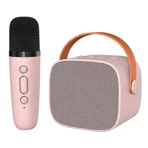 Winning Product 2024 Birthday Gifts Outdoor Travels Portable Bluetooth Karaoke Speaker with Mic Music Player for Kids Singing