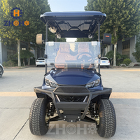 Voiturette de golf électrique 4 places, homologuée pour la route, 48V-72V, batterie lithium rose tout-terrain, certifiée CE, disponible pour les hôtels et les communautés