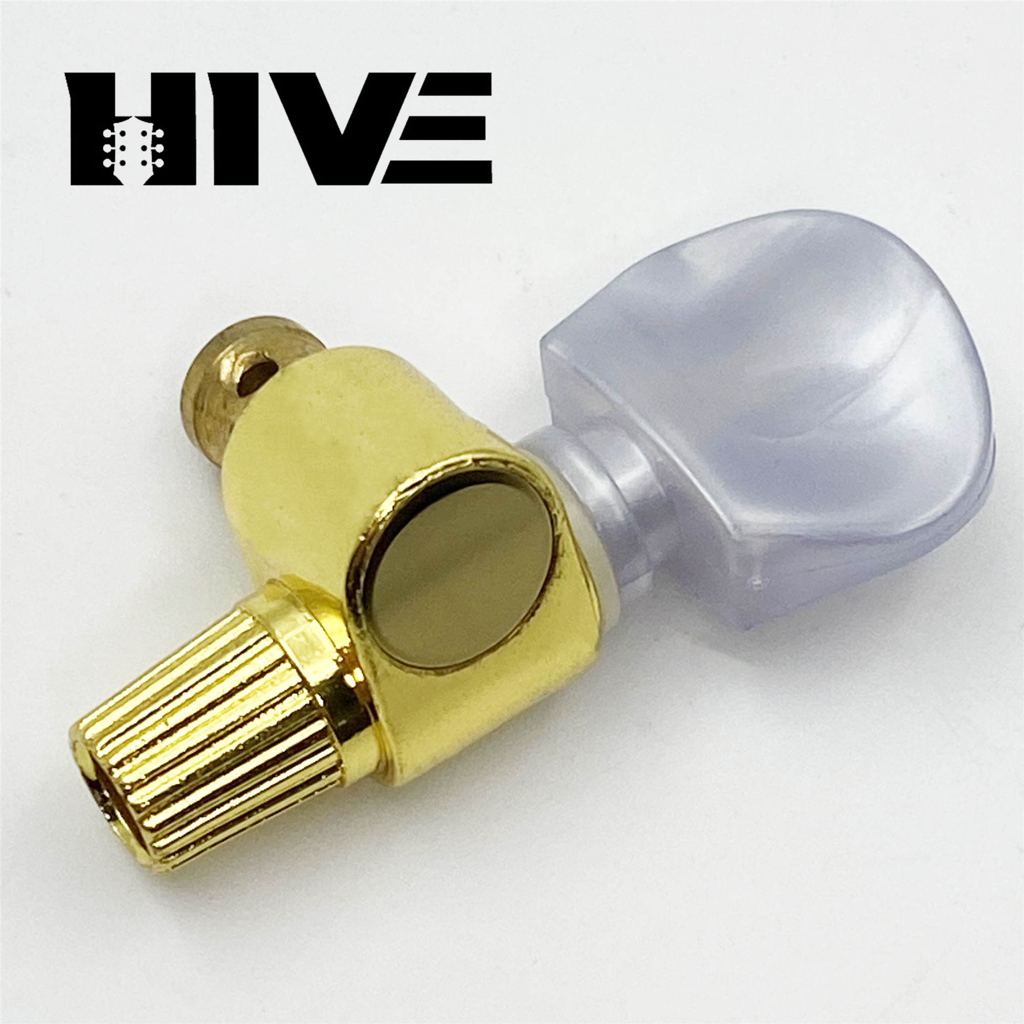 Oro: Mango de perla blanca