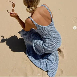 Abito <span class=keywords><strong>Lungo</strong></span> Casual da Donna in Puro <span class=keywords><strong>Cotone</strong></span> con Scollo a V, Schiena Scoperta, Sexy, Tinta Unita Naturale, <span class=keywords><strong>Bianco</strong></span>, per Spiaggia, Estivo, Personalizzabile OEM - Product Image 3