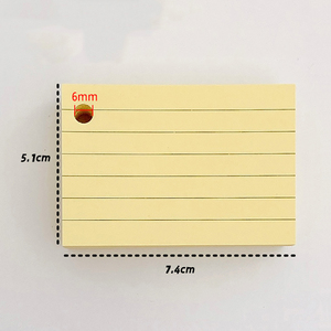 Colorful Scented Paper Horizontal Sticky Notes Creative Simple Design Self-Adhesive Tearable Customizable Size/Color CMYK <b>Memo</b> - Product Image 4