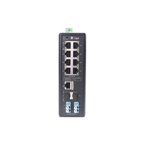 Switch Ethernet industriel géré 8 ports PoE+ et 2 ports SFP Gigabit Uplink avec fonction de bypass de port - Product Image 4