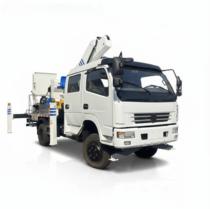 <span class=keywords><strong>Camion</strong></span> plateforme aérienne à bras droit de 22 m - Moteur Yuchai Euro 6 150 CV |   Plateforme de suspension isolée |   Véhicule de chantier - Product Image 3