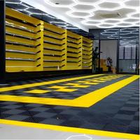 Dalles de sol de garage en plastique haute résistance, idéales pour le bricolage, vente en gros, tapis de sol pour parking, lavage de voitures, atelier