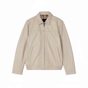 Chaqueta ligera de gamuza de vaca para hombre con nuevo precio de ropa de calle con cremallera - Product Image 1