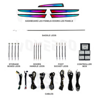 Luz Ambiental para Auto de Buena Calidad a Precio de Fábrica Voyeego, Luz Ambiental de Venta Caliente para Audi Q5 con Iluminación Dinámica