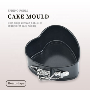 Moule à gâteau en forme de cœur, antiadhésif, avec fond amovible, pour la pâtisserie, 4 pouces - Product Image 3