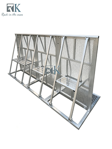 Barrera Metálica de Tamaño y Forma Personalizables, Barricada Móvil de Alta Resistencia para Control de Multitudes en Eventos al Aire Libre y Seguridad en Escenarios - Product Image 1