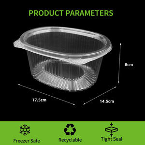 Bán Buôn Tất Cả Các Loại Vỏ Sò Bao Bì Thực Phẩm Rõ Ràng Nhựa Nhà Hàng Để Đi Container Cho <span class=keywords><strong>Salad</strong></span> Trái Cây - Product Image 3