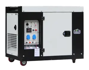 Generador de alta calidad 8KW/10KVA 3kw 5kw/5kva 6kw 10kw generador diesel silencioso portátil para el hogar