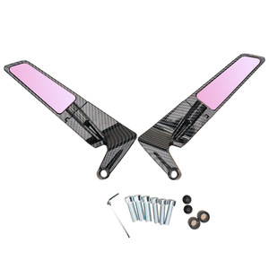 Rétroviseur universel pour véhicule électrique compatible, imprimé par transfert d'eau, avec aileron réflecteur - Product Image 3