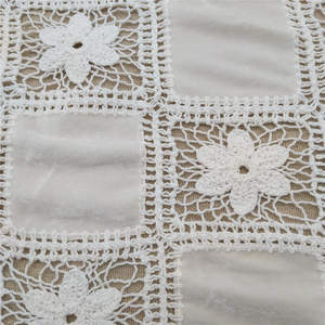 ผ้าลูกไม้ปักลายผ้าสำลีละลายน้ำได้สำหรับเครื่องประดับเสื้อผ้าและของตกแต่งบ้าน - Product Image 3