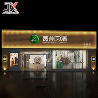 Vitrine personnalisable pour magasin de vente au détail Étagères pour comptoir de salle d'exposition avec éclairage LED pour centre commercial