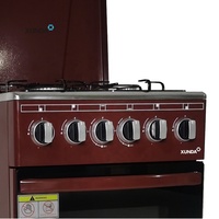 Fourneau à gaz Xunda Technology à prix de gros, 50*50cm, quatre brûleurs, 20 pouces, avec four et grill