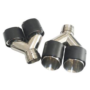 Punta de <span class=keywords><strong>escape</strong></span> para <span class=keywords><strong>Akrapovic</strong></span>, <span class=keywords><strong>salida</strong></span> Dual de fibra de carbono para silenciador tipo Y estilo <span class=keywords><strong>Akrapovic</strong></span> - Product Image 1