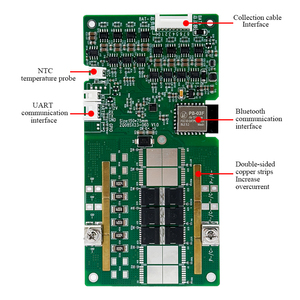 ระบบจัดการแบตเตอรี่ 8S สมาร์ท BMS พร้อมแผงป้องกัน UART 0.4A ระบบปรับสมดุลแบบแอคทีฟ 60A/100A/150A สำหรับแบตเตอรี่ LFP LiFePo4 รับประกัน 1 ปี - Product Image 5