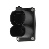 Prise de charge EV noire avec support factice DC Combo 2 CCS1 CCS2 pour prises de charge EV CCS1 CCS2 et connecteurs EVSE