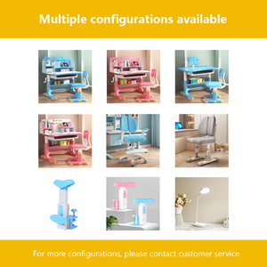 Escritorio de altura ajustable, escritorio de estudio de diseño moderno y juego de sillas para niños, escritorio de aprendizaje cómodo, escritorio de estudio de ángulo ajustable - Product Image 5