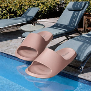 Pantuflas de Verano de Alta Gama de <span class=keywords><strong>Eva</strong></span> para Mujer y Hombre Sandalias Antideslizantes Simples de Suela Blanda para Casa Baño Estilo Nube Impermeables - Product Image 4