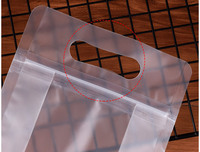 Double face mat huit côté joint fond plat refermable tailles assorties poche de tirette avec la poignée découpée avec des matrices