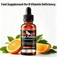 Multivitamine liquide OEM pour pigeons de course, coqs de combat, volailles, perroquets, gouttes de vitamine B complexe avec compte-gouttes, flacon ambré