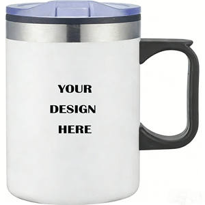 Promosyon Paslanmaz Çelik Çift Cidarlı Kamp Kupaları Kapaklı 400 ml - Product Image 3