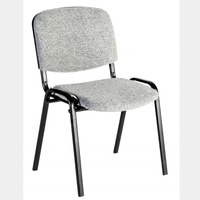 Chaise pivotante en maille à bas prix avec revêtement noir pour formation à l'hôpital de bureau ou cadre en métal pour la conférence des visiteurs de réunion
