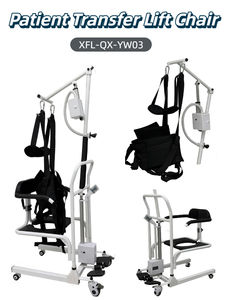 Medizinischer Tragbarer Patientenlifter und Transfer-Rollstuhl, Hebevorrichtung mit Gurt vom Bett zur Toilette für ältere und behinderte Menschen - Product Image 2