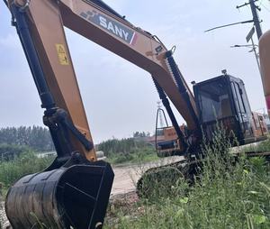 Excavadora de cadenas Sany SY215C usada de 21 toneladas con pocas horas de trabajo, excavadora hidráulica para construcción - Product Image 2