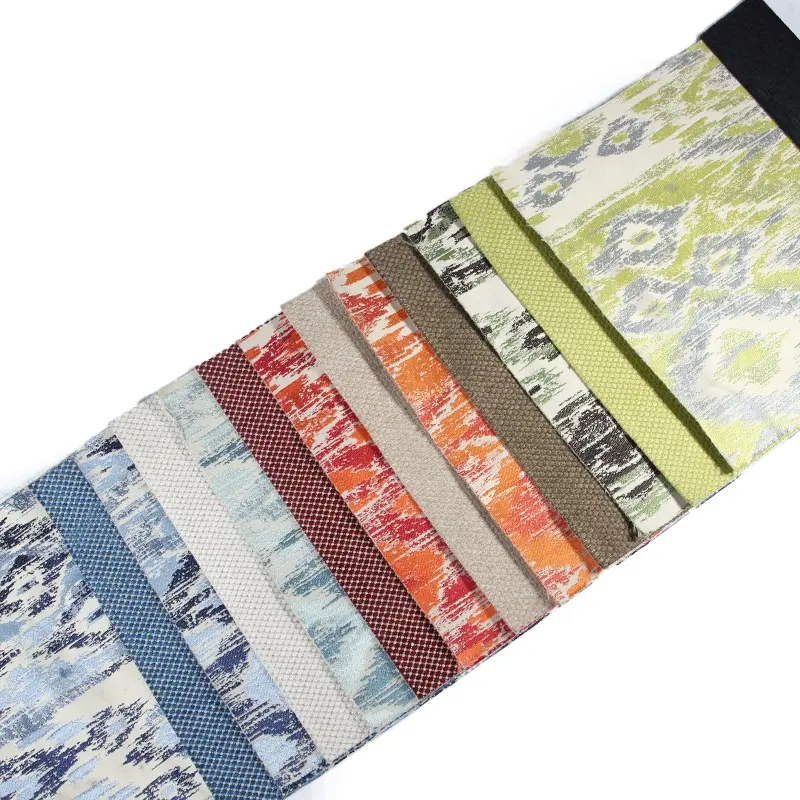 Hign Density Jacquard Woven 100% Polyester Soft Fabric for sofa Brocade Jacquard Fabric