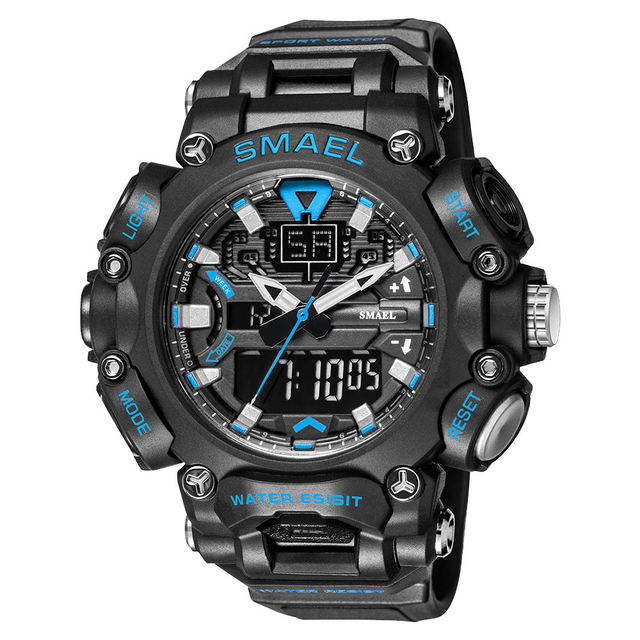 SMAEL 8053 Fashion Digital Watch Trend Design Sports Colorful Watch Waterproof for Men Sport Quartz  Watch Outdoors