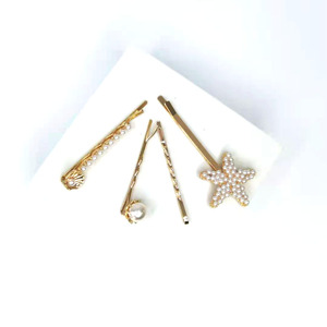 Pearl Hair Clips Alloy Metal Hairpins Korean Handmade Sweet <strong>Bobby</strong> <strong>Pins</strong> Women Hair Accessories Trendy Wholesale Gift - Product Image 5