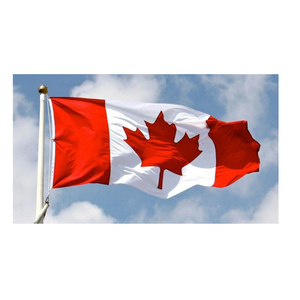 When great outdoors indoor Promotional 3X5ft printed National flag personalized Canadian - Product Image 1