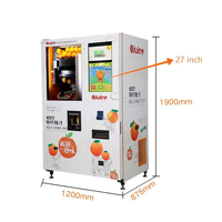 Distributeur Automatique Entièrement de Jus de Fruits Naturels Frais Citron Orange